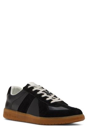Steve Madden Dixon Sneaker in Black Leather at Nordstrom, Size 11.5
