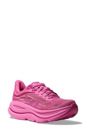 Hoka One One Bondi 9 Running Shoe in Crabapple /Crabapple at Nordstrom, Size 10.5