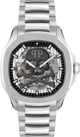 Philipp Plein Skeleton Spectre Bracelet Watch, 42mm in Stainless Steel at Nordstrom