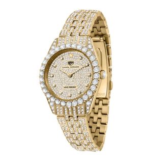 Chiara Ferragni Watches, female, Yellow, ONE SIZE, Everyday Full Pave Watch