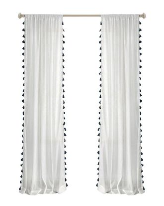 Elrene Bianca Semi-Sheer Curtain