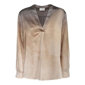 Pierre-Louis Mascia Blouses, female, Beige, Size: L Beige Topwear for Women