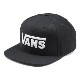 Vans Drop V Snapback Hat Black White VN0A36ORY28