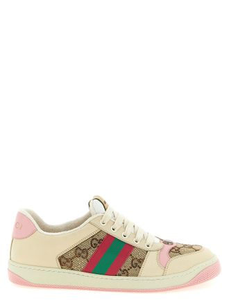 Gucci Multicolor Calfskin Low Top Womens Sneakers