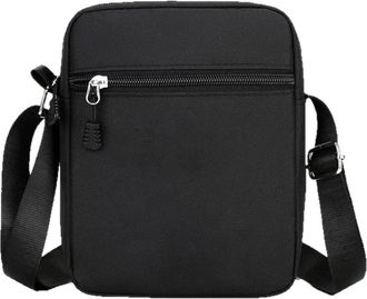 Generic Message Bag Anti Theft Crossbody Bag, Messenger Bag with Adjustable Strap, Lightweight Chest Sling Bag for Daily Use, Work, School for Man & Women(Bla