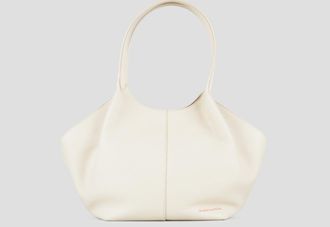 Alexander Smith Rachel Medium shoulder bag in ivory tumbled leather
