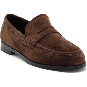 Tony Bianco Zac Penny Loafer in Espresso Suede at Nordstrom, Size 6.5