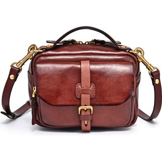 OLD TREND Ficus Leather Crossbody Bag in Brown at Nordstrom Rack