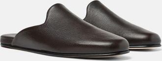 Scarosso Atlas Slippers in Dark Brown - Calf at Nordstrom, Size 38