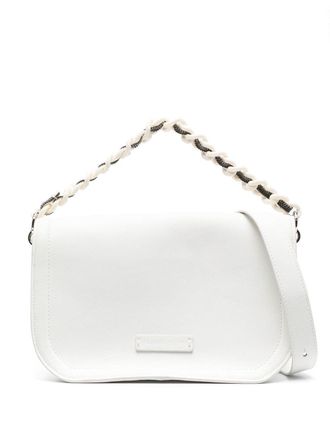 Fabiana Filippi metallic handle handbag - Neutrals