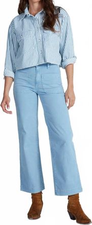 ASKK NY Washed Twill Jeans In Sailor