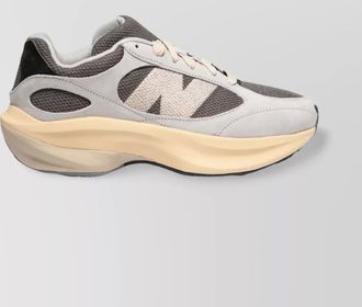 New Balance suede mesh low-top sneakers