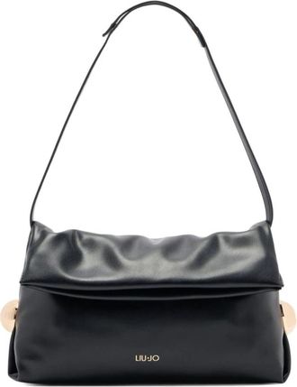 Liu Jo ECS M Pochette - Dames - Schoudertassen - Zwart - ONE Size - Polyester - Tassen