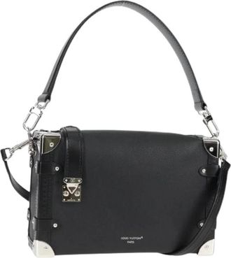 Louis Vuitton Pre-owned Leren Handtas - Dames - Vintage Handtas - Zwart - ONE Size - Leer - Vintage