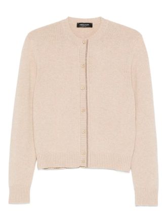 Fabiana Filippi embellished button sweater - Neutrals