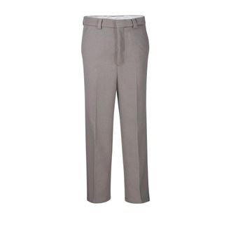 Ami Straight Trousers, female, Gray, Size: S Straight Trousers