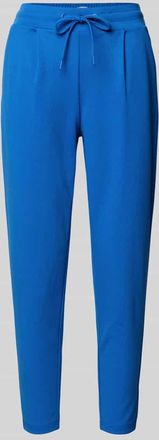 Ichi Slim Fit Stoffhose mit Viskose-Anteil Modell Kate in Royal, Gr&ouml;&szlig;e XXL