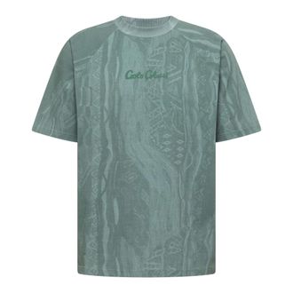 Carlo Colucci Carlo Colucci, T-Shirts, male, Green, Size: 2XL Allover print T-Shirt