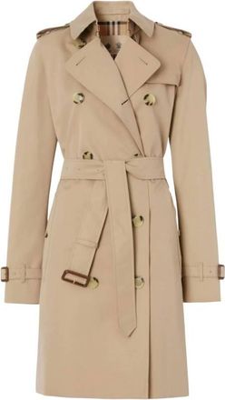 Burberry The Kensington Mid-Length Trench Coat, Brand Size 2 ( US Size 0 )