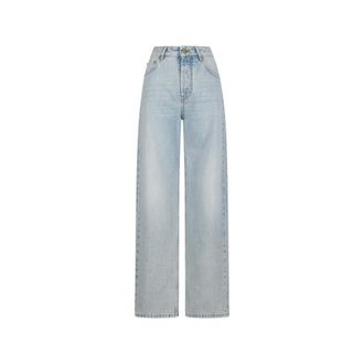 Darkpark Wide Jeans, female, Blue, Size: W26 Liz Boyfriend Denim