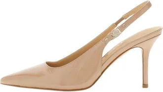 Guess Schoenen, Dames, Beige, 37 EU, Leer, Nashily Pump