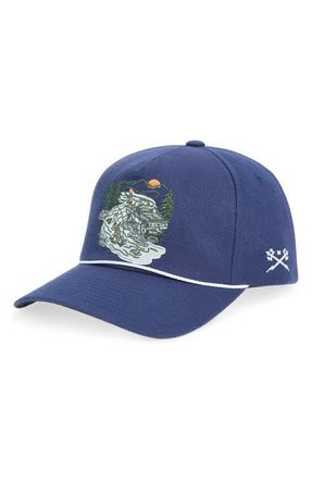 Dark Seas Off Road Snapback Baseball Hat in Navy at Nordstrom