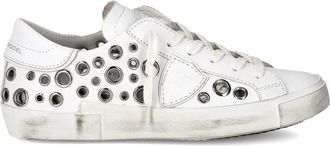 Philippe Model Sneakers Prsx Tennis - Dames - Sneakers - Wit - 41 EU - Katoen - Schoenen
