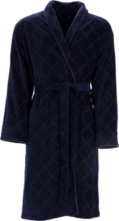 Vossen Herrenbademantel »Barron, ideal für Sauna & Spa, Hotelbademantel, Morgenmantel« 1 Stk. tlg., mit Schalkragen, Rautendesign