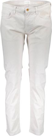 GANT Rechte broek - Dames - Slim Fit Broeken - Wit - W26 - Broeken