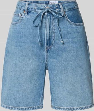 Vero Moda Regular Fit Bermudas aus Baumwoll-Lyocell-Mix Modell VILLA in Jeansblau, Gr&ouml;&szlig;e XL