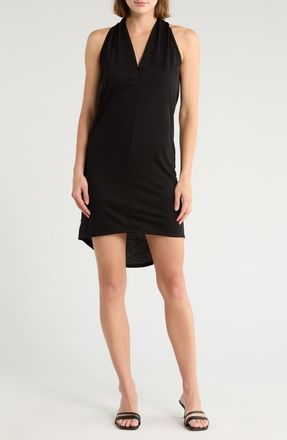 Go Couture High-Low Minidress in Black at Nordstrom Rack, Size X-Large