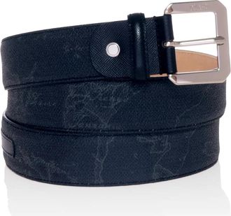 Alviero Martini 1A Classe Mode Accessoires voor Mannen - Heren - Riemen - Zwart - 100 CM - Accessoires
