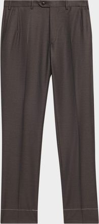 Brioni Men & apos;s Wool and Cashmere Sharkskin Two-Piece Suit