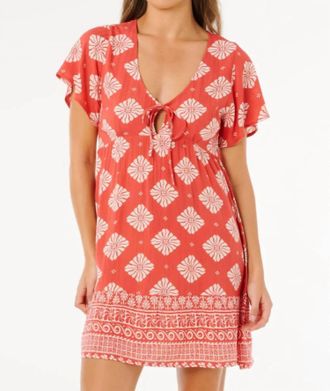 Rip Curl Ventura Tiered Short Sleeve Dress