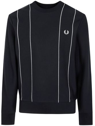 Fred Perry Pinstripe Sweatshirt