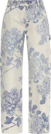 R13 Carpenterbroek - Dames - Loose Fit Jeans - Blauw - W26 - Katoen - Jeans