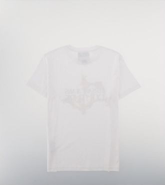 Versace Jeans Couture Baroque Logo Cotton T-Shirt - White