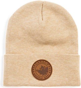 Canada Weather Gear Womens Stylish Winter Beanie in Sand Beige at Nordstrom