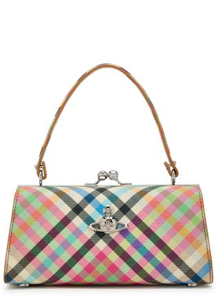 Vivienne Westwood Doll XL Plaid Faux Leather top Handle bag - Multicoloured - One Size