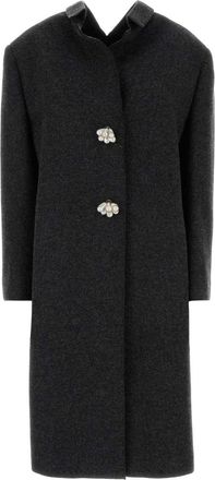 Prada Slate Wool Coat