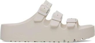 Birkenstock Flex Platform Sandalen in Eierschaal - Dames - Sandalen - Grijs - 38 EU - Schoenen
