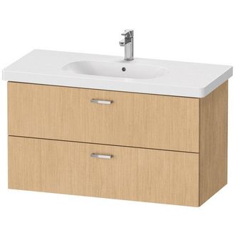 Duravit Duravit - Xbase Meuble Sous-lavabo Mural L:100 Cm Avec 2 Tiroirs