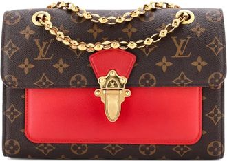 Louis Vuitton Victoire Handbag Monogram Canvas and Leather shoulder bag - Bruin