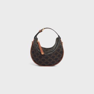 Celine Womens Teen Celine Lulu Tan Brown Sacs Port&eacute; &Eacute;paule
