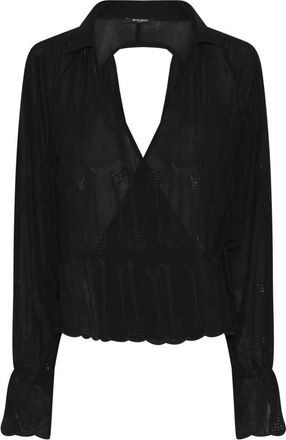 Bruuns Bazaar Kentia BBVionas Shirt - Dames - Blouses - Zwart - L - Overhemden