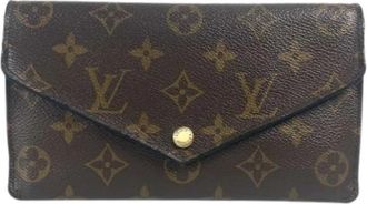 Louis Vuitton Pre-owned Canvas Portemonnee - Dames - Vintage Accessoires - Bruin - ONE Size - Vintage