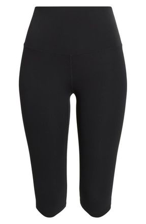 YEAR OF OURS Studio High Waist Crop Leggings in Black at Nordstrom, Size X-Small