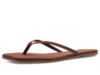 Tkees Square Toe Lily Suede Womens Sandals Bourbon : 10 B - Medium, Leather/Suede