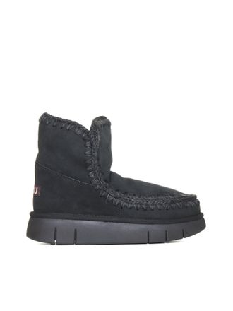 Mou Eskimo 18 Bounce In Black Sheepskin