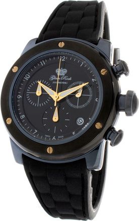 Glam Rock Black Synthetic Sport Womens Watch